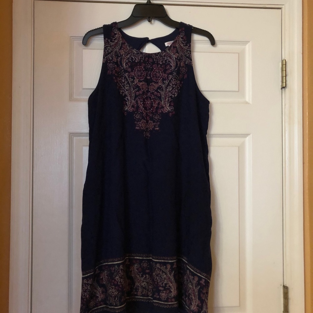 Xhilaration sleeveless dress size large